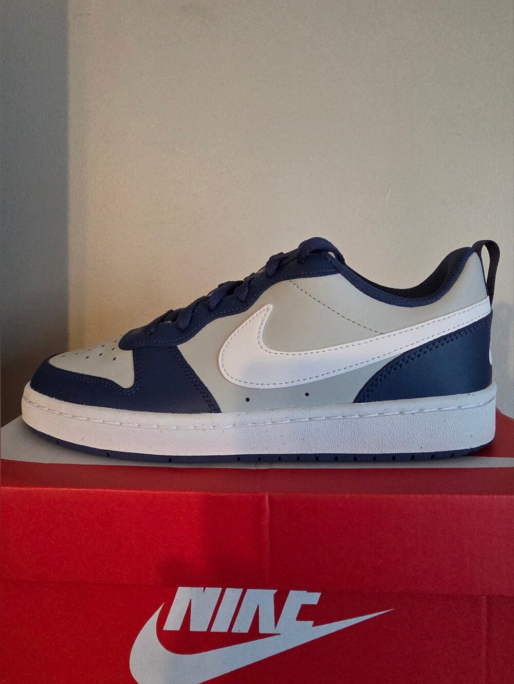 Nike Court Borough Low 2 Youth Size 6.5 Women Size 8 new box no lid